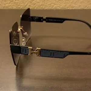 Hermes | Accessories | Hermes Black And Gold Square  display picture 1